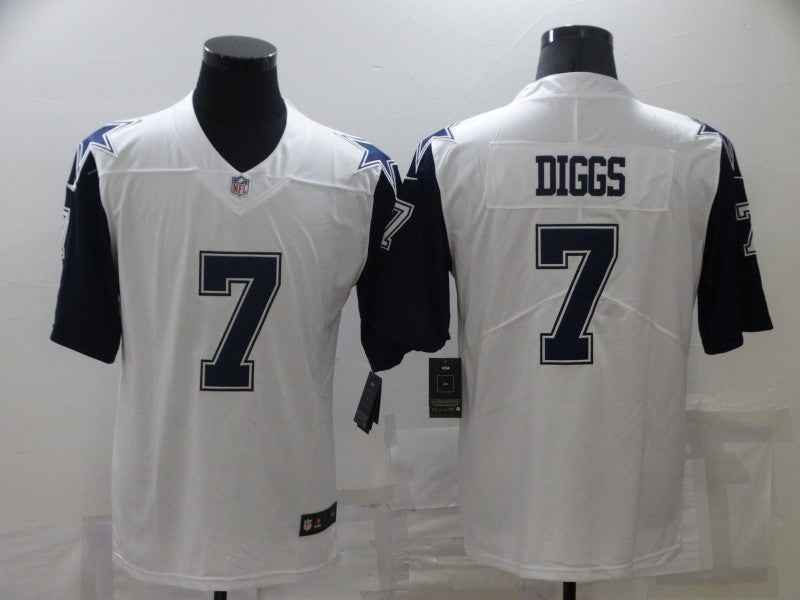 Men's Dallas Cowboys Trevon Diggs #7 White Game Jersey1 football jersey product view 1