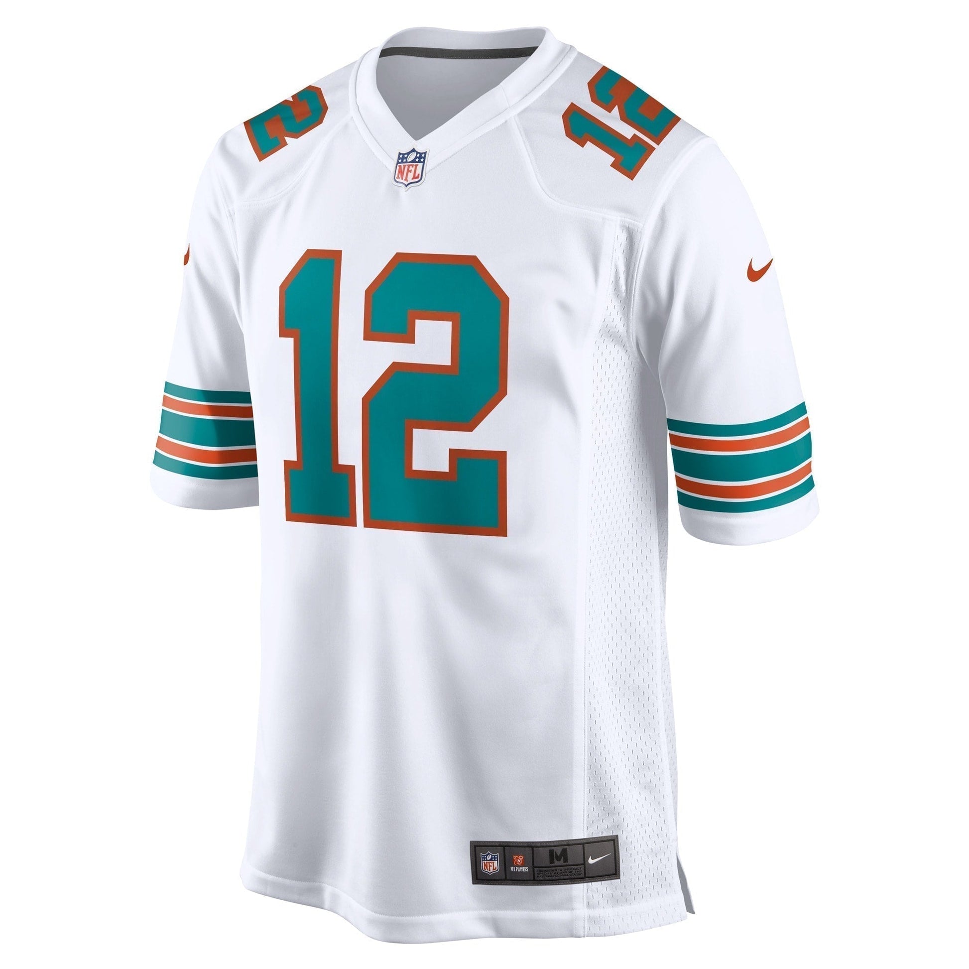 Bob Griese Miami Dolphins Retired Jersey - White football jersey product view 2