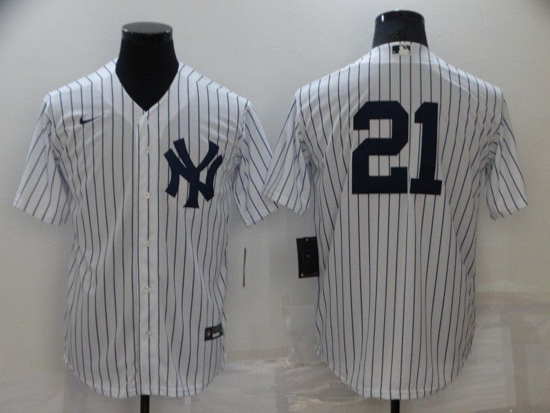 Men's New York Yankees Paul ONeill White Replica Player Name Jersey baseball jersey product view 1