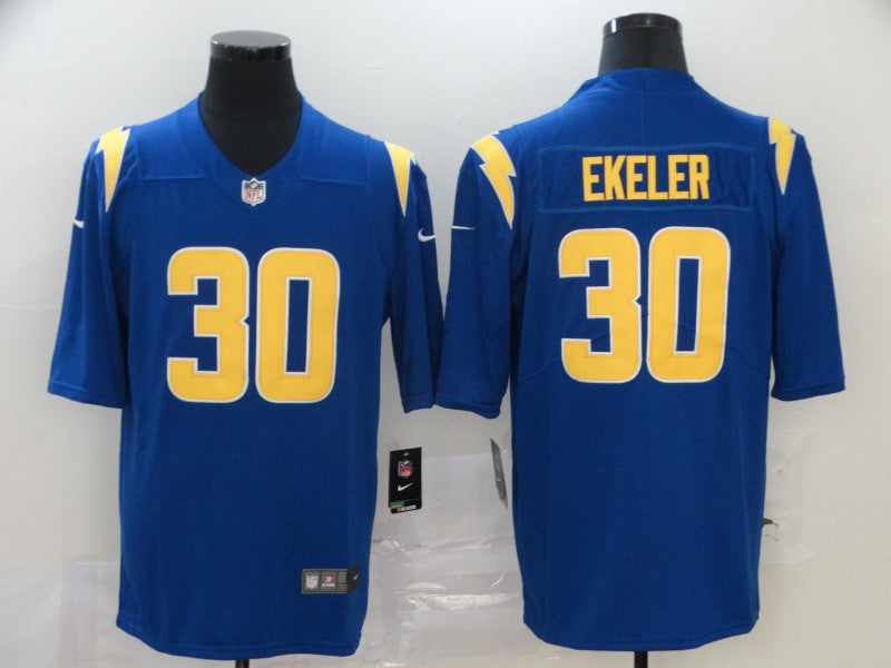 Men's Los Angeles Chargers Austin Ekeler Blue 2nd Alternate Game Jersey football jersey product view 1