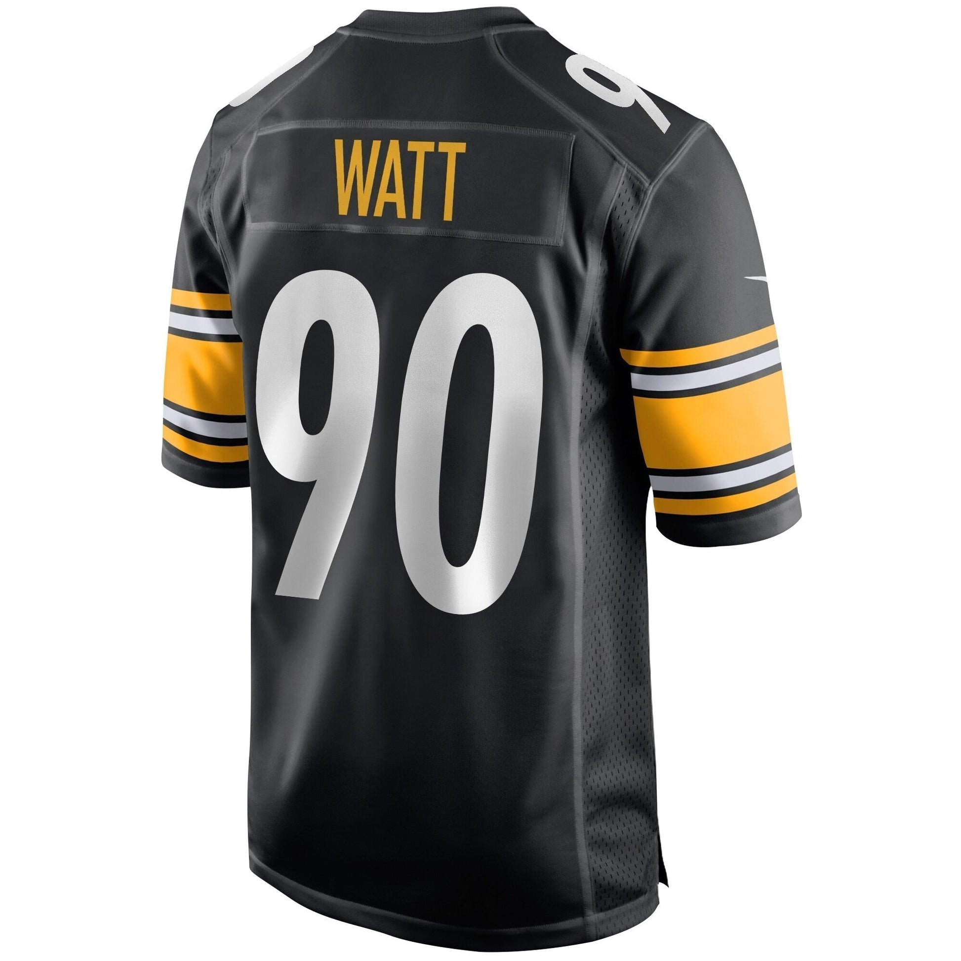 T.J. Watt Pittsburgh Steelers Game Jersey - Black football jersey product view 3