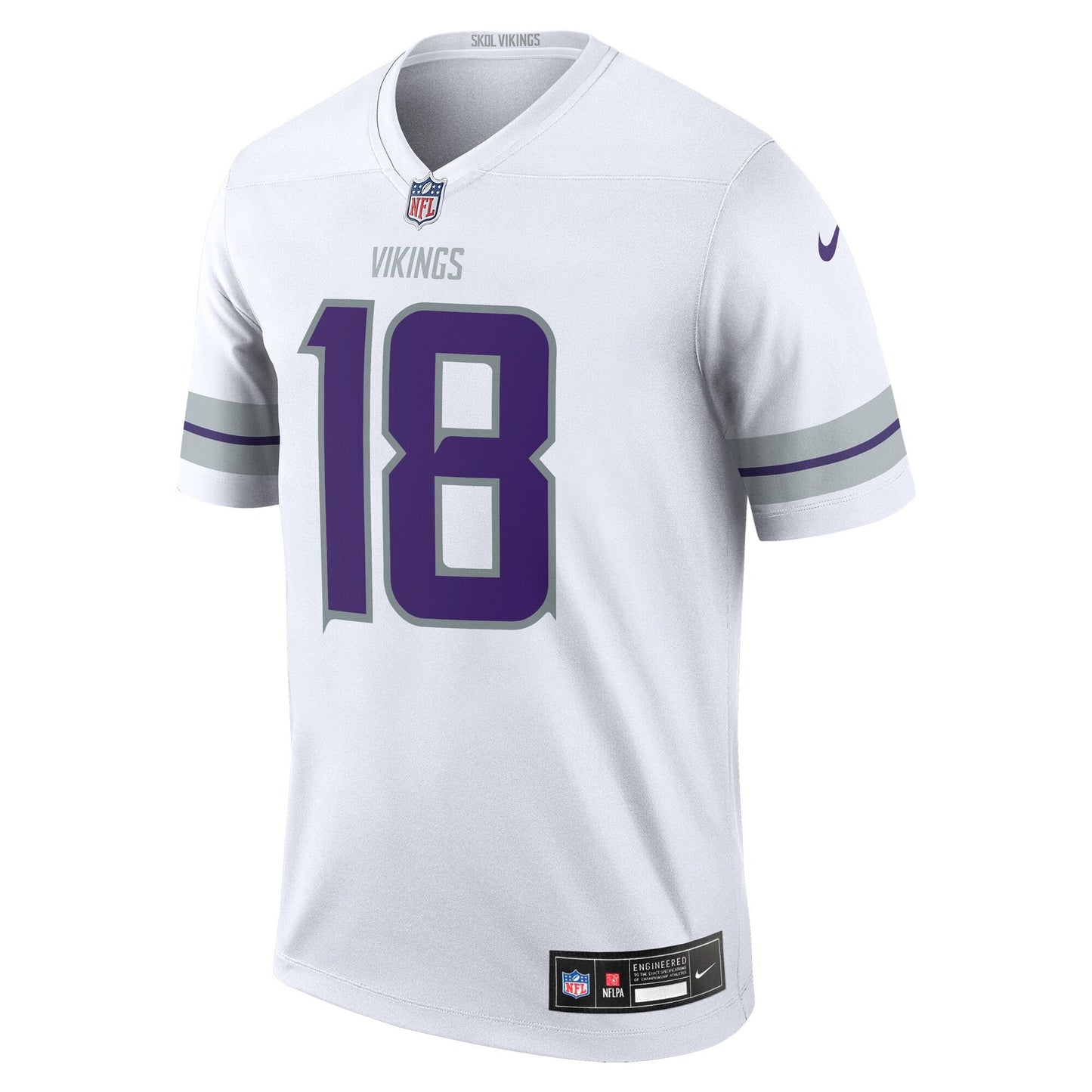 Justin Jefferson Minnesota Vikings Alternate Legend Jersey - White football jersey product view 2