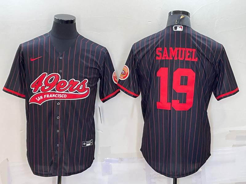 Men's San Francisco 49ers Deebo Samuel Black Player Jersey Joint Edition football jersey product view 1
