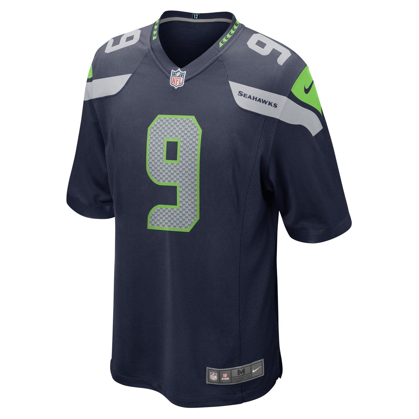 Kenneth Walker III Seattle Seahawks Game Jersey - Navy football jersey product view 2