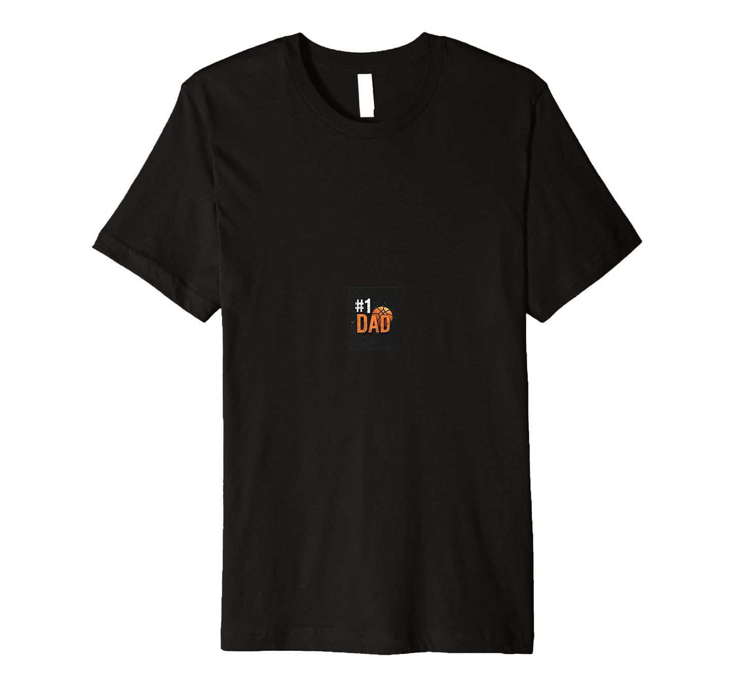 1 Dad Basketball Dad T-Shirt - Custom Art Print Unisex - T-Shirt, Sweatshirt, Hoodie