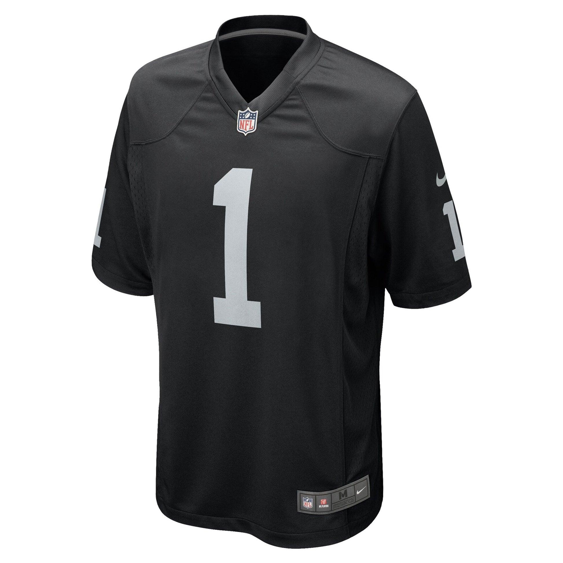 Marcus Epps Las Vegas Raiders Game Jersey - Black football jersey product view 2