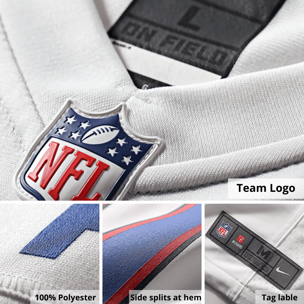 Kenneth Walker III Seattle Seahawks Away Game Player Jersey - White football jersey product view 3