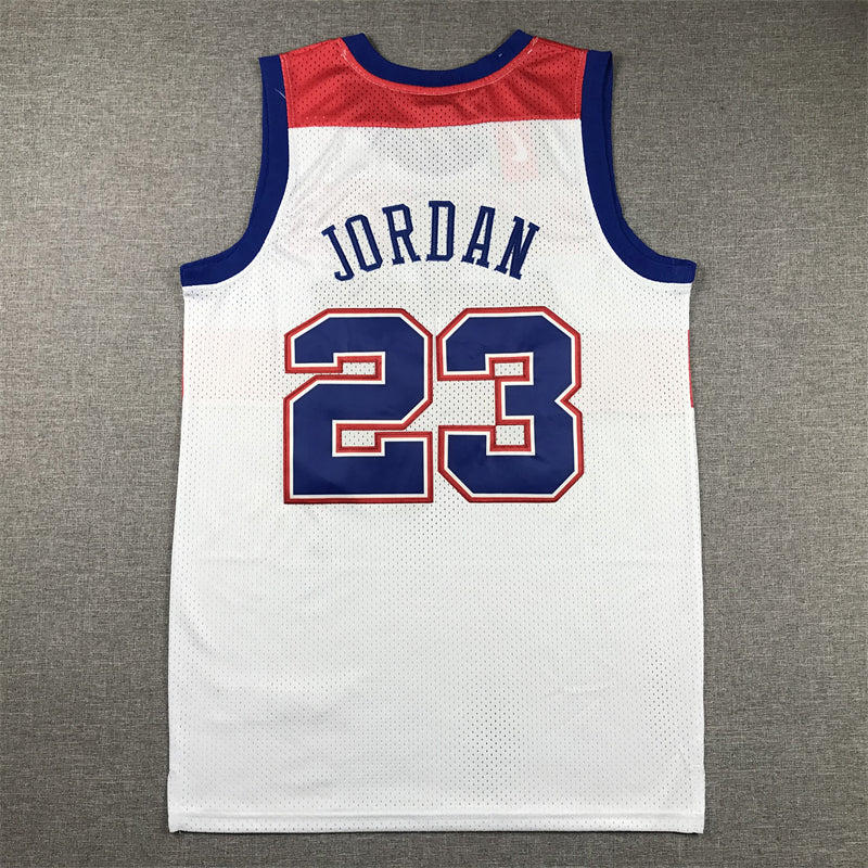 Bullets 23 JORDAN White MN basketball jersey product view 3