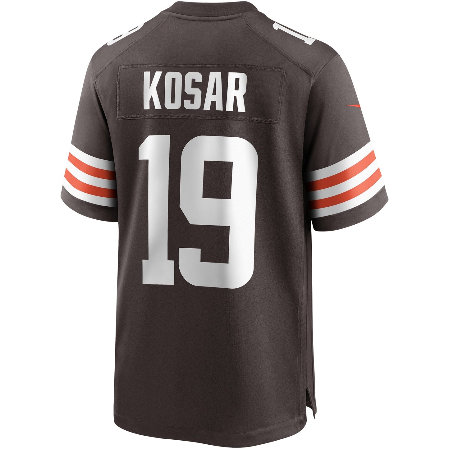 Bernie Kosar Cleveland Browns Game Retired Jersey - Brown football jersey product view 3