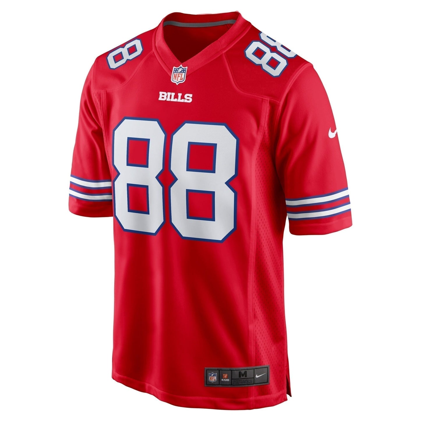 Dawson Knox Buffalo Bills Alternate Game Jersey - Red football jersey product view 2