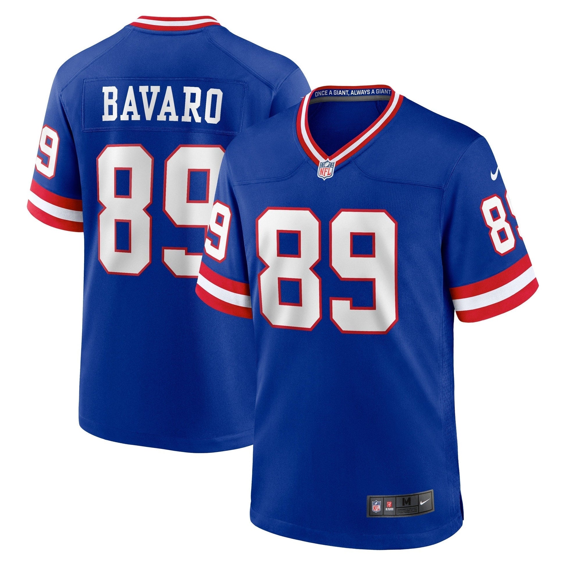 New York Giants Mark Bavaro Royal Retired Player Alternate Game Jersey football jersey product view 1