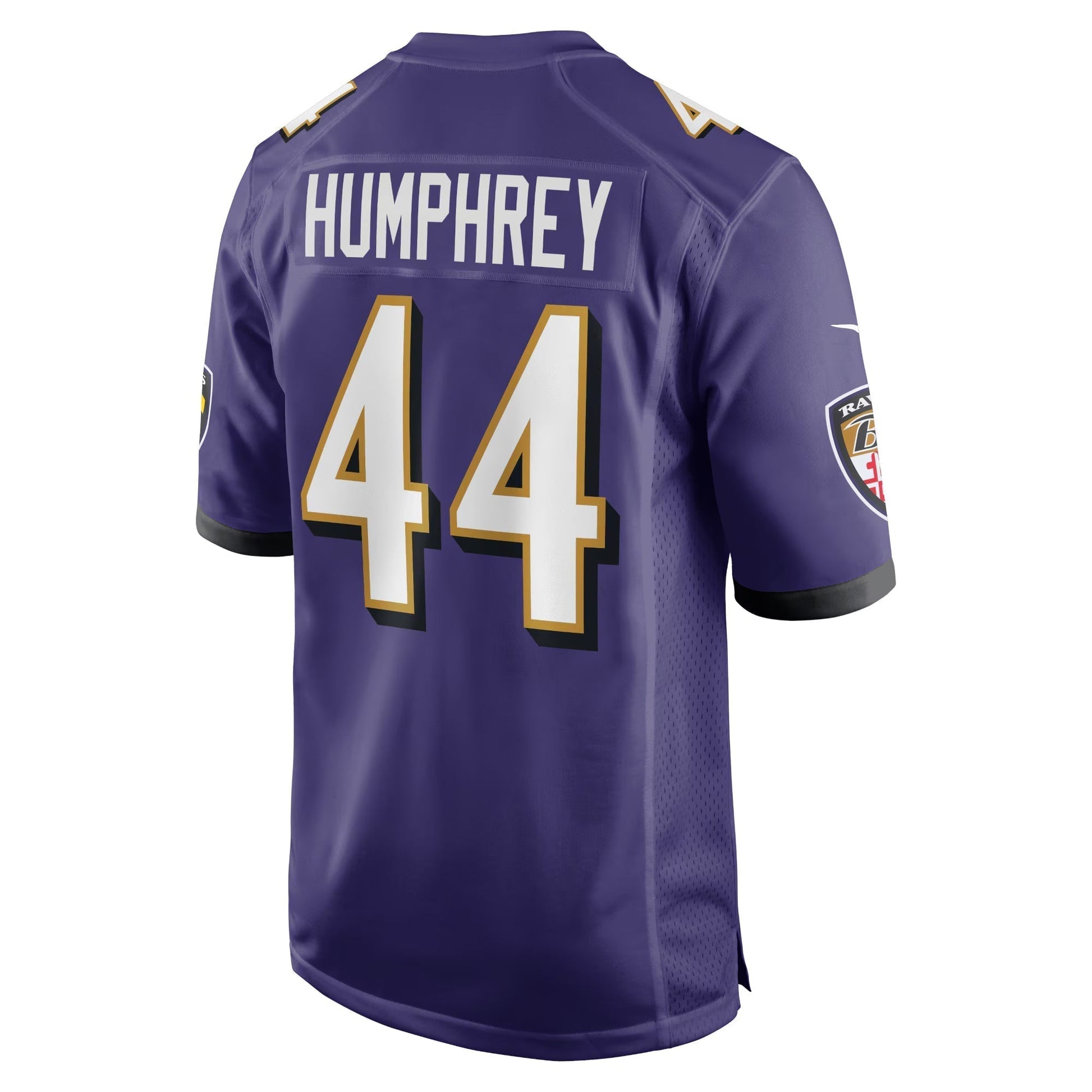 Baltimore Ravens Marlon Humphrey Purple Game Team Jersey football jersey product view 3