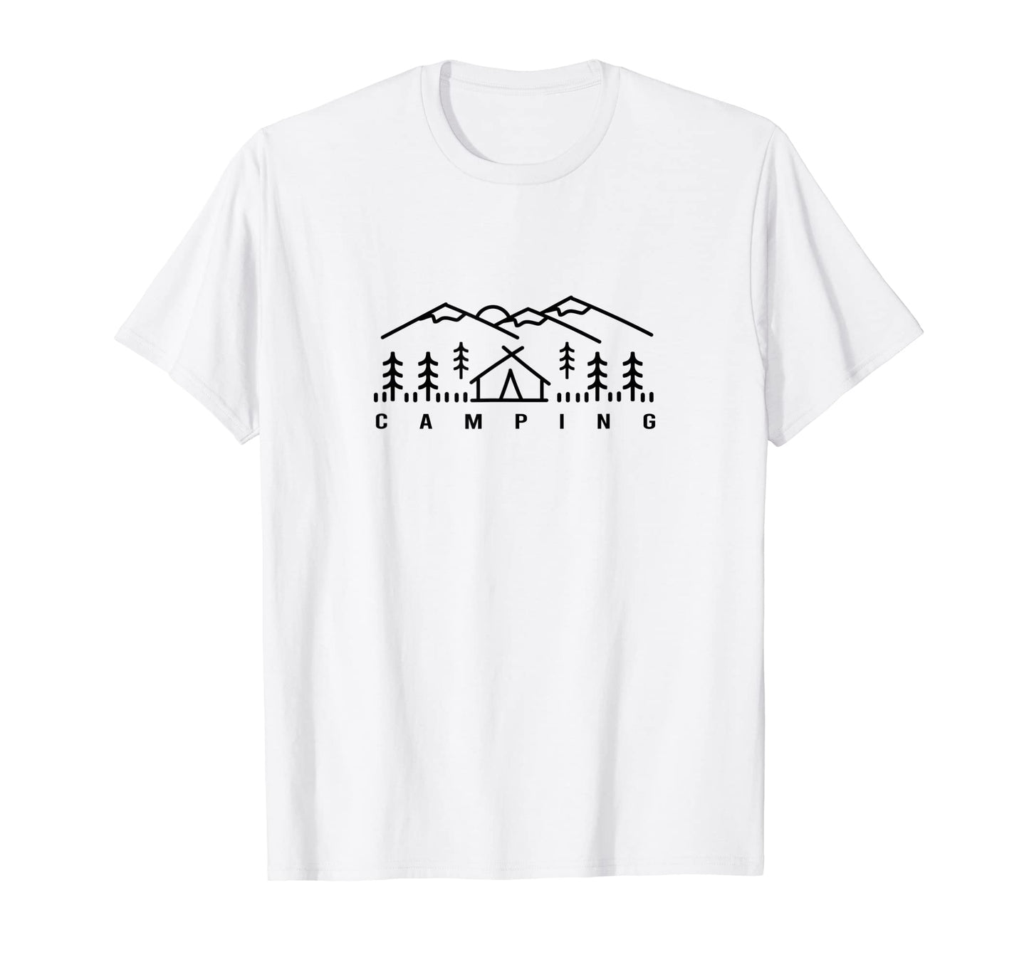 Wildlife Camping Simple Nature T-Shirt - Casual Everyday Wear for Adults - T-Shirt, Sweatshirt, Hoodie