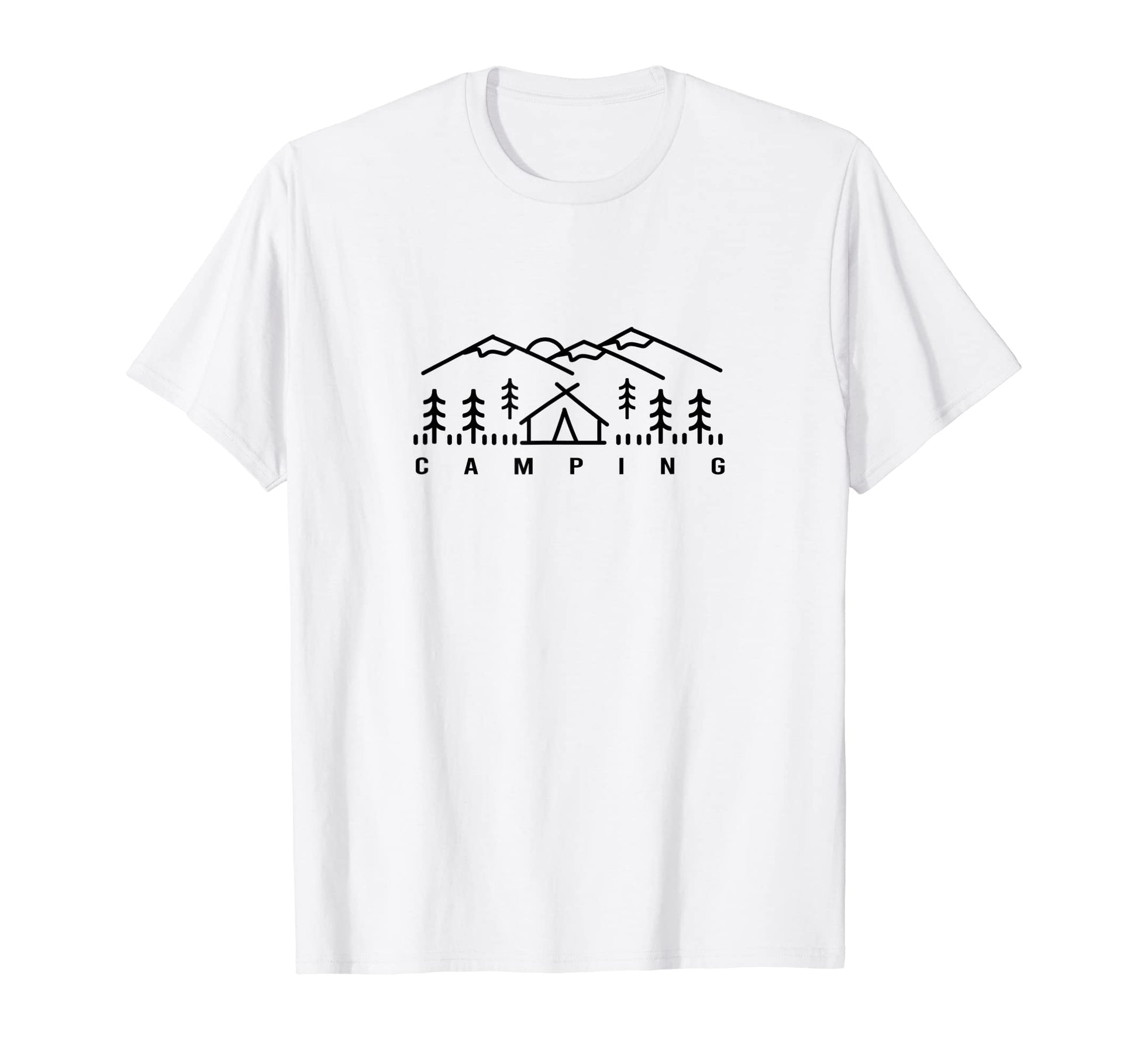 Wildlife Camping Simple Nature T-Shirt - Casual Everyday Wear for Adults - T-Shirt, Sweatshirt, Hoodie