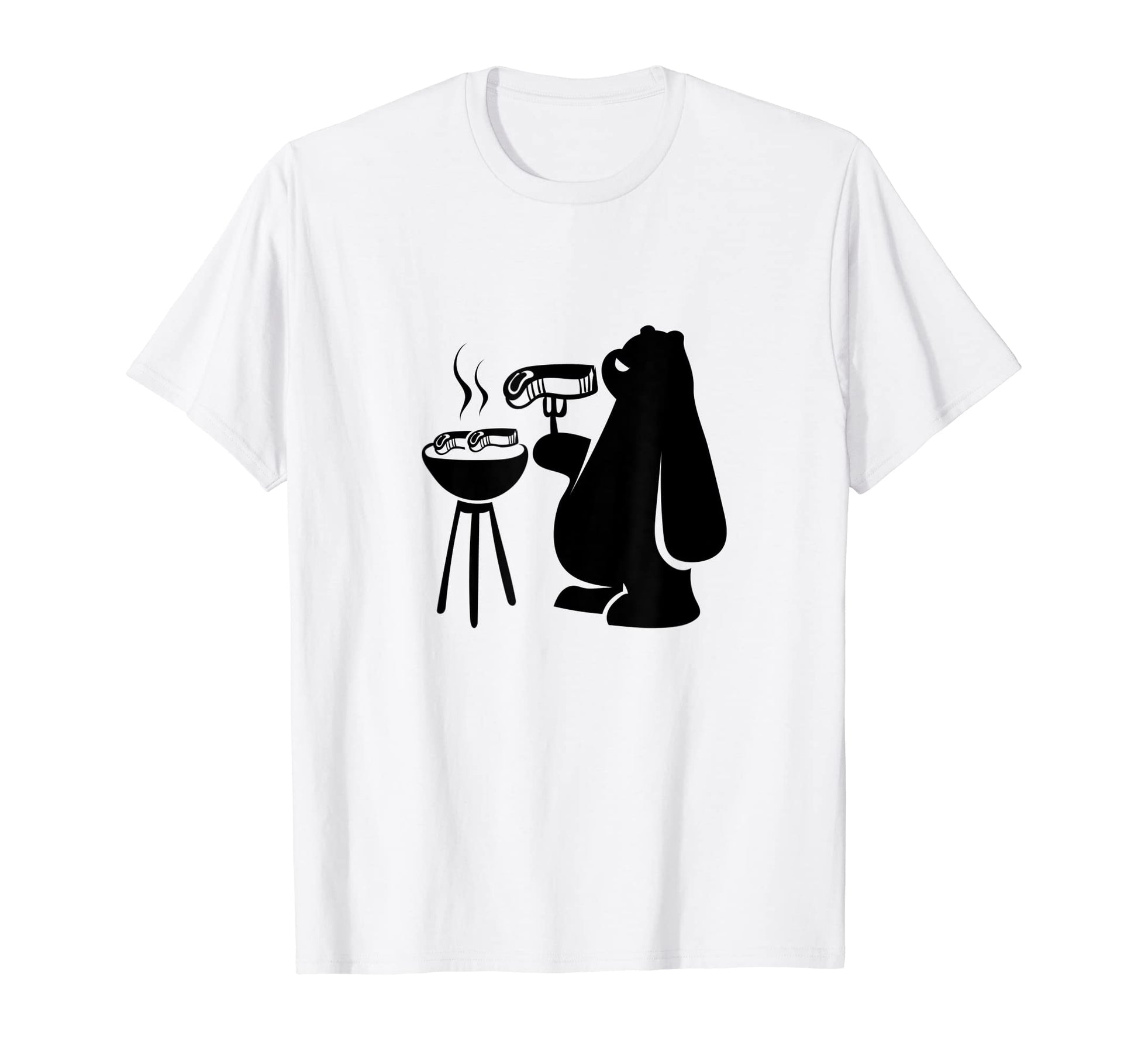 Barbecue Bear Grizzly Nature Hiking T-Shirt - Graphic Print Men Women - T-Shirt, Sweatshirt, Hoodie