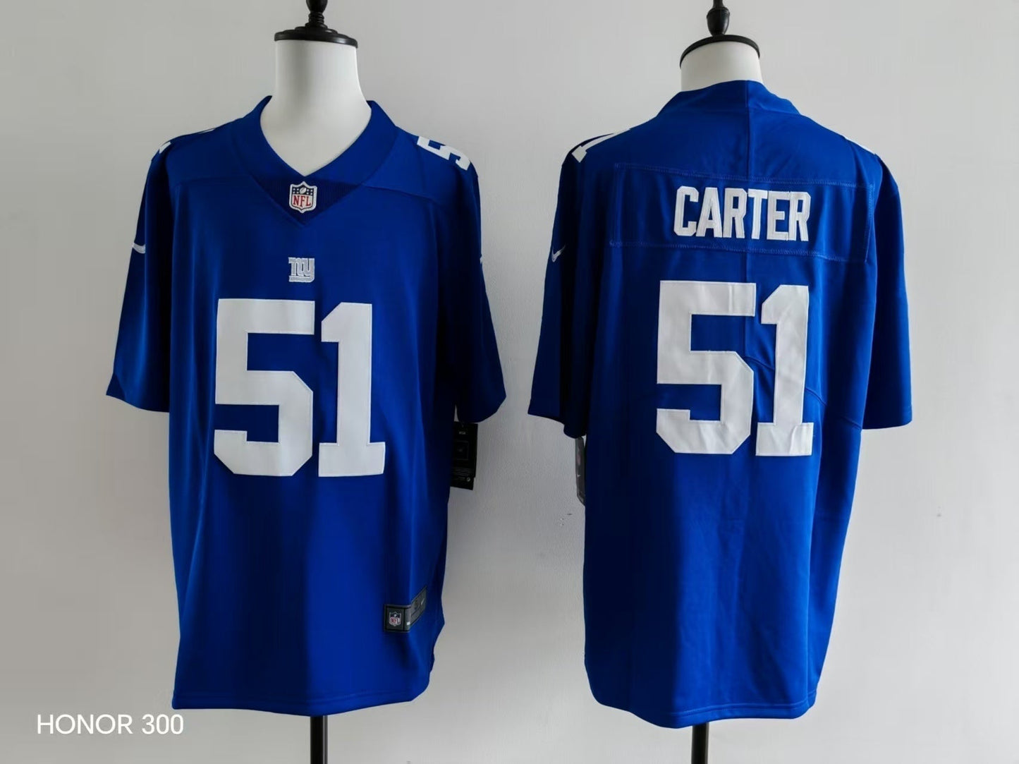Men's New York Giants Abdul Carter Jersey-Blue football jersey product view 1