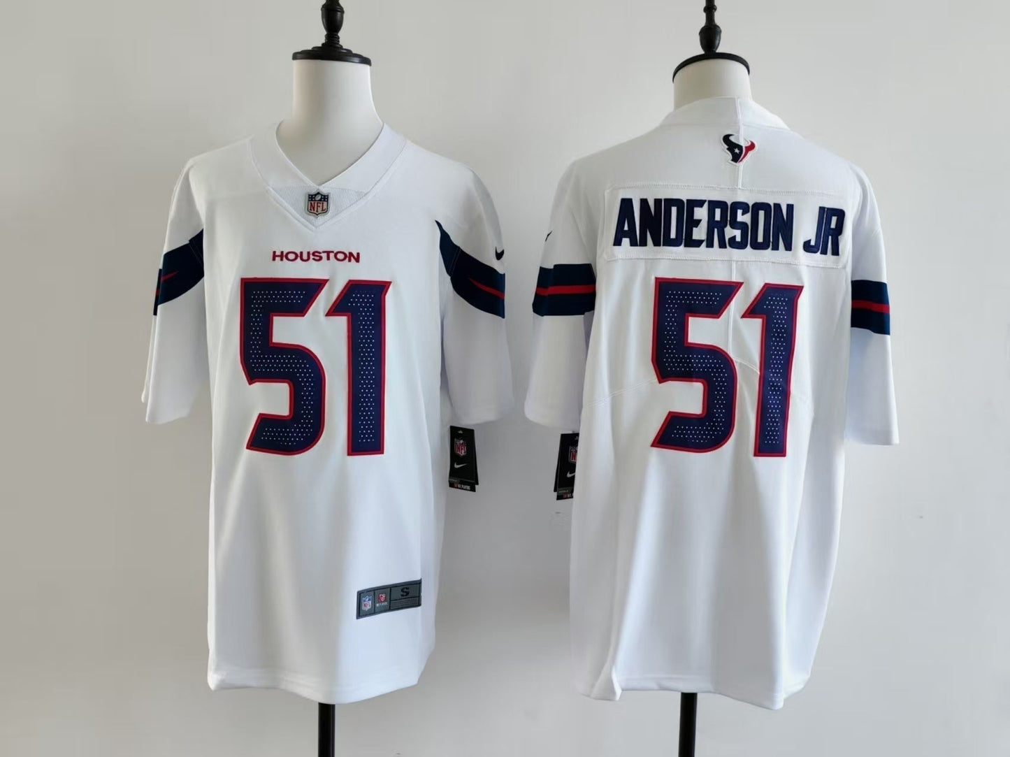 Men's Houston Texans Will Anderson Jr. Jersey-White football jersey product view 1