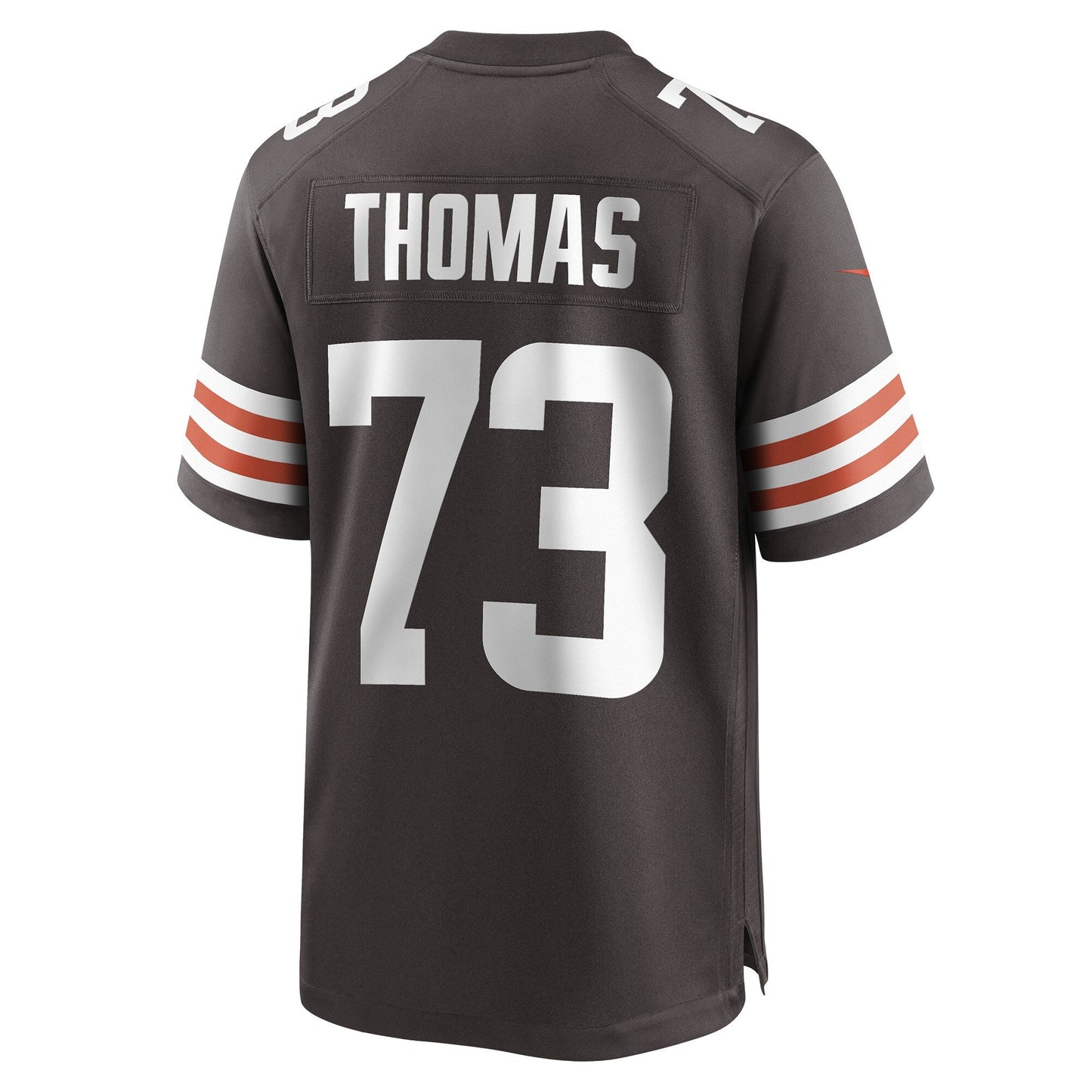 Joe Thomas Cleveland Browns Retired Game Jersey - Brown football jersey product view 3