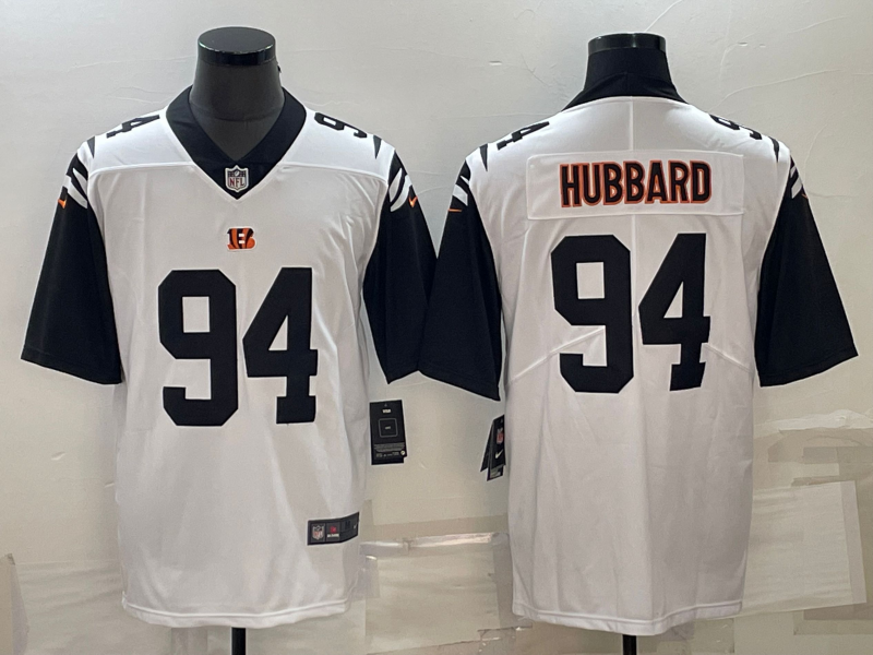 Men's Cincinnati Bengals Sam Hubbard #94 White Game Jersey1 football jersey product view 1
