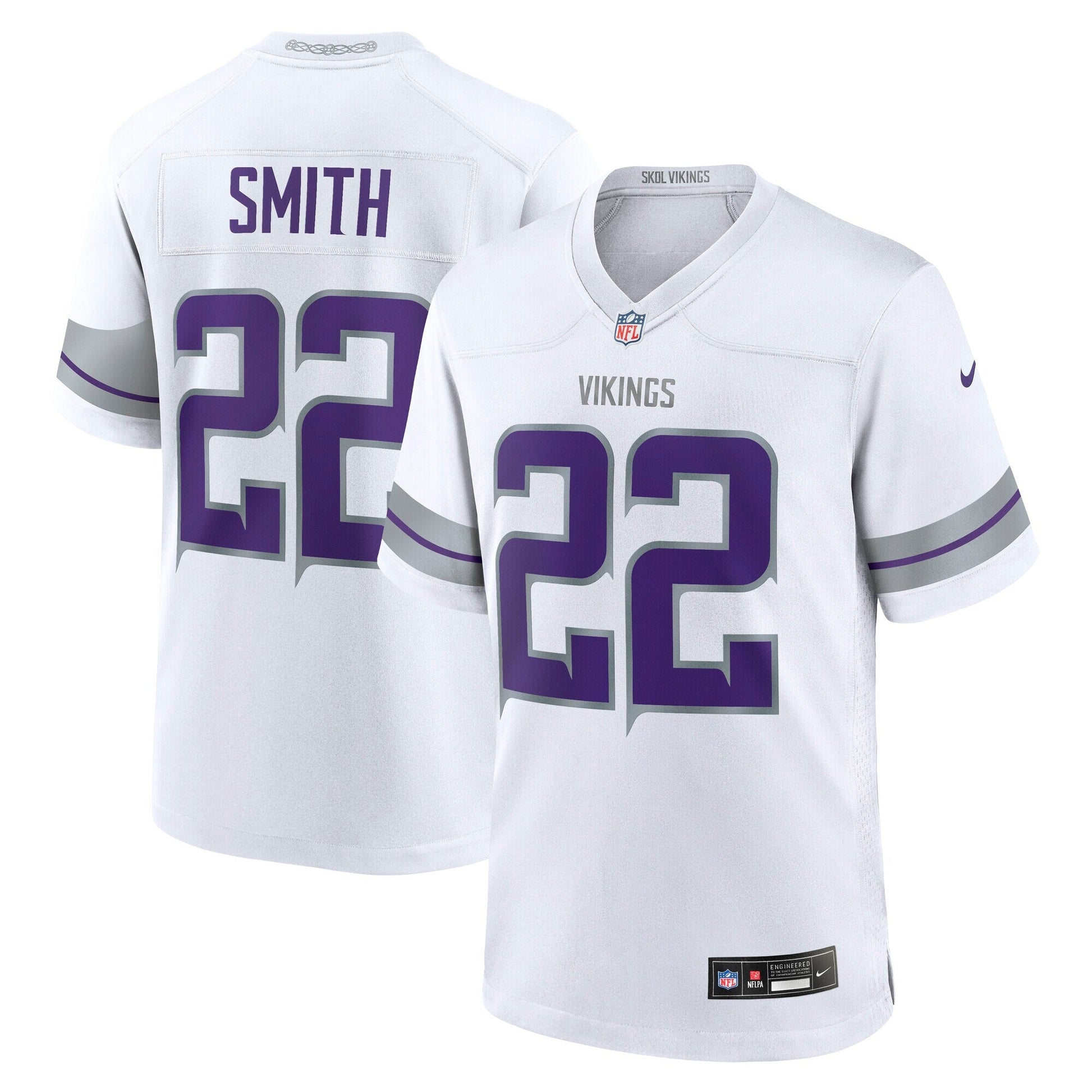 Harrison Smith Minnesota Vikings Alternate Game Jersey - White football jersey product view 1
