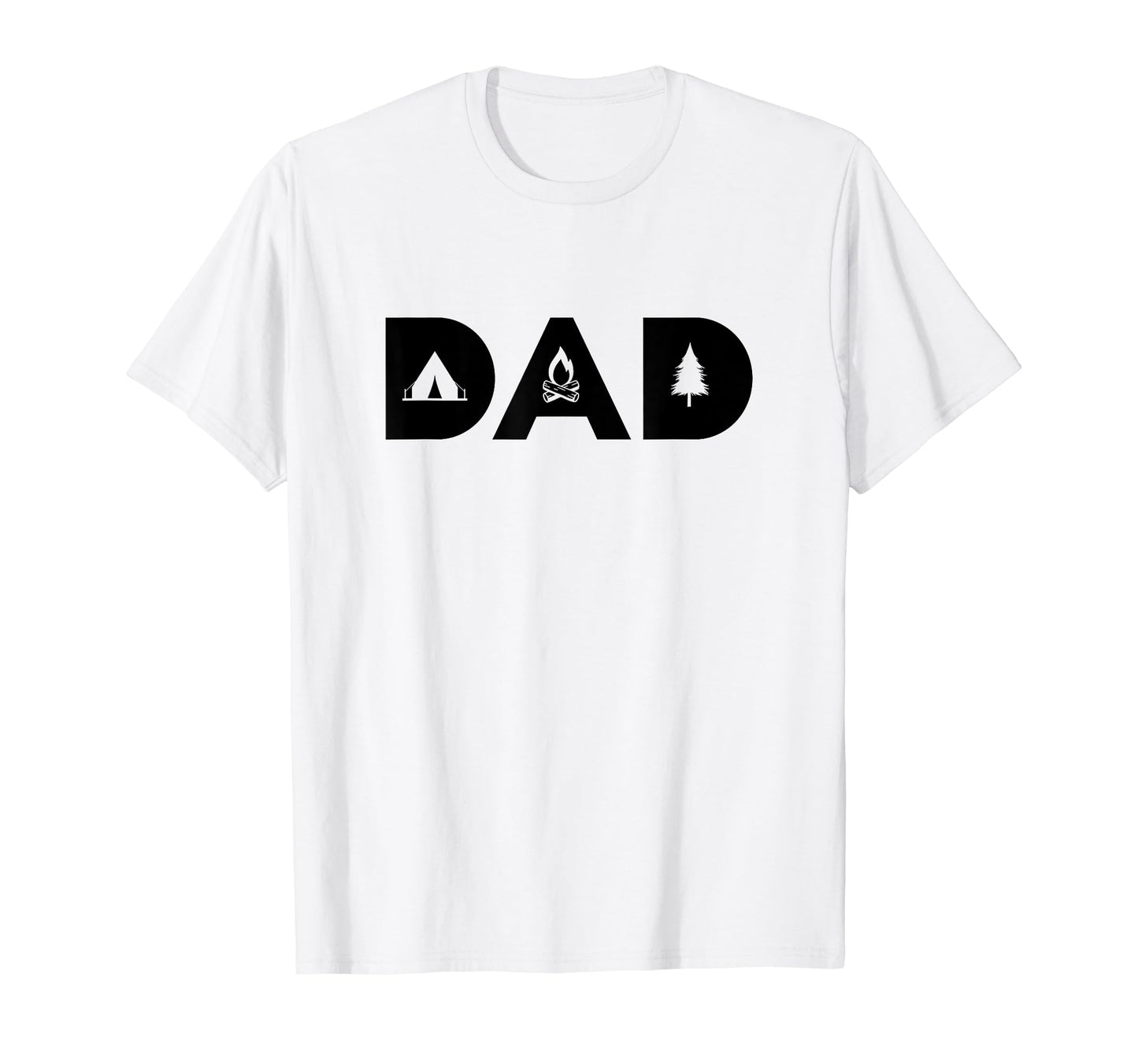 Dad Camping Camper Father Fathers T-Shirt - Fun Novelty Design Men Women - T-Shirt, Sweatshirt, Hoodie