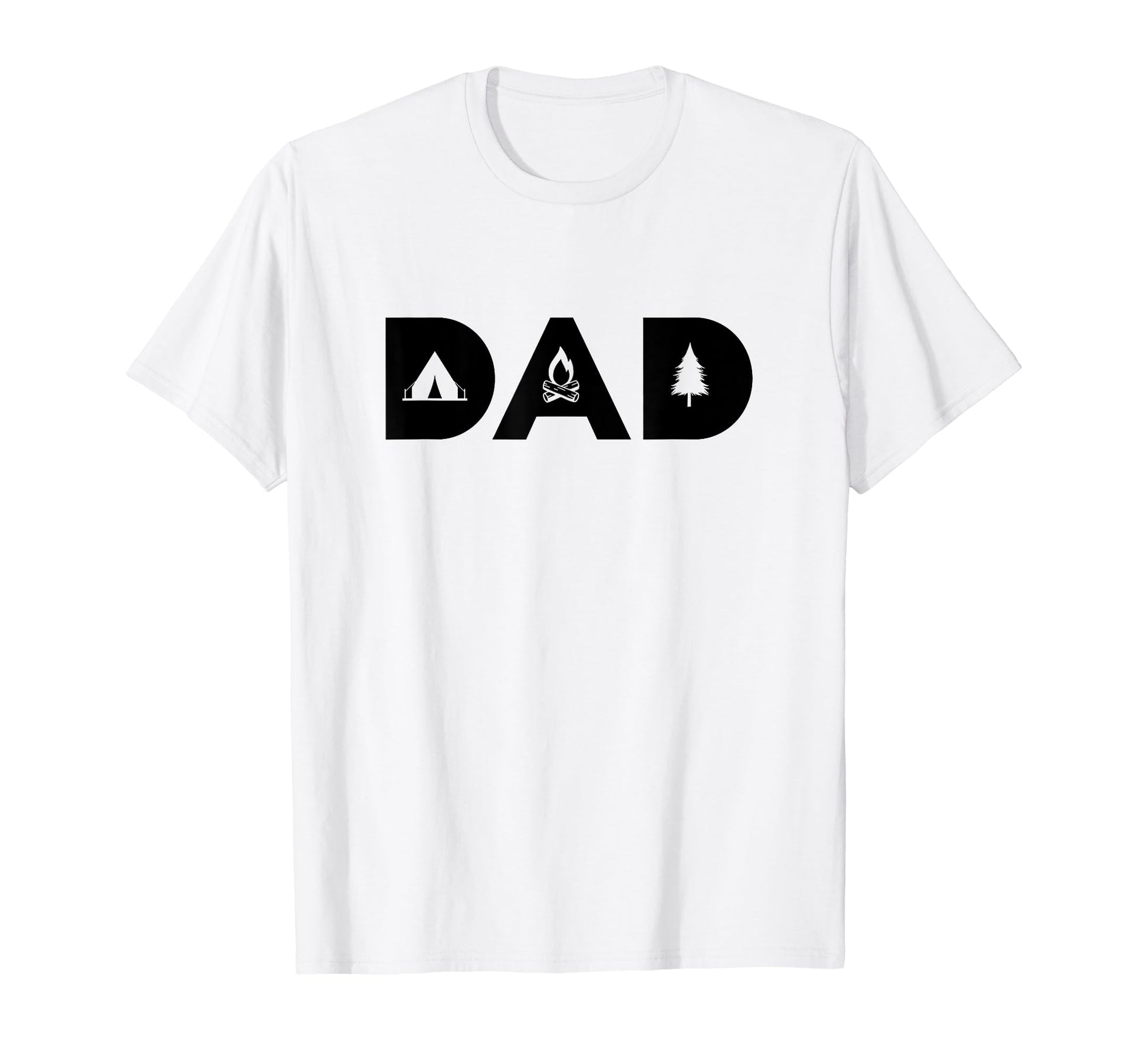 Dad Camping Camper Father Fathers T-Shirt - Fun Novelty Design Men Women - T-Shirt, Sweatshirt, Hoodie