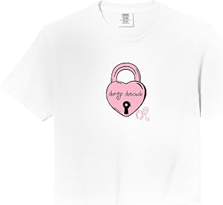 Official Olivia Rodrigo Drop Dead Lock Comfort Colors Crop Top Unisex T-shirt, Sweatshirt, Hoodie, Long Sleeve Tee - T-Shirt, Sweatshirt, Hoodie