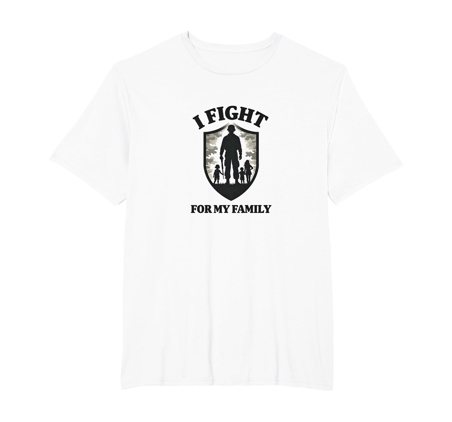 Army Dads I Fight My Family Military T-Shirt - Graphic Print Men Women - T-Shirt, Sweatshirt, Hoodie