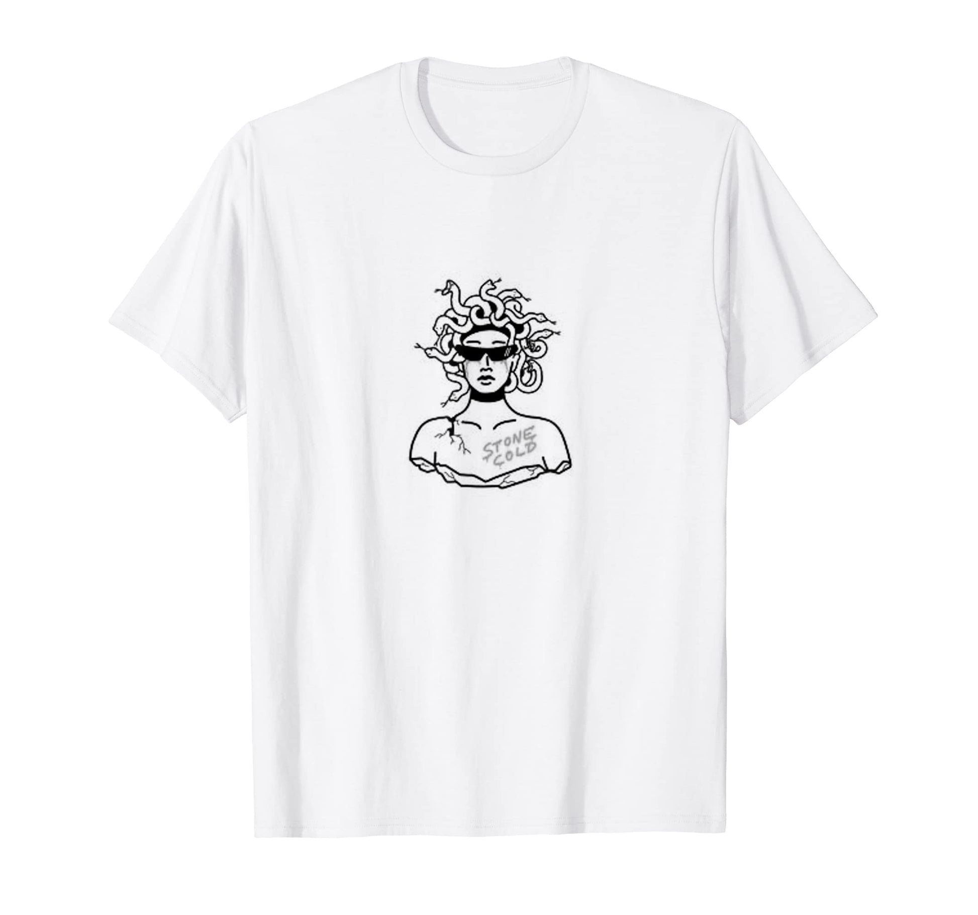 Medusa Motif Pop Street Art T-Shirt - Minimalist Print for Adults - T-Shirt, Sweatshirt, Hoodie
