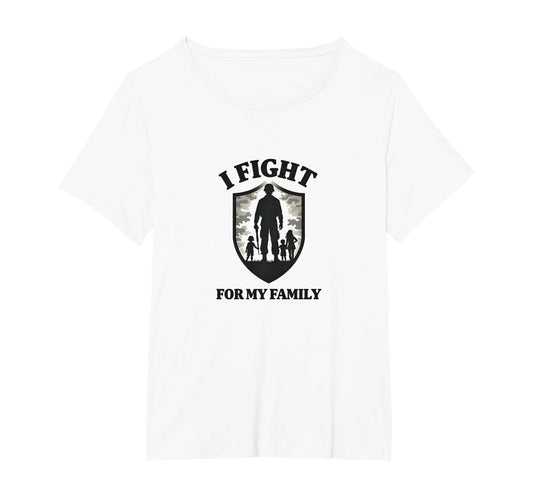 Army Dads I Fight My Family Military T-Shirt - Custom Art Print for Adults - T-Shirt, Sweatshirt, Hoodie