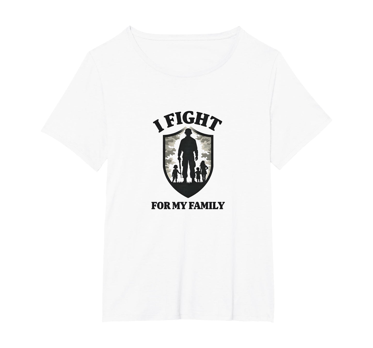 Army Dads I Fight My Family Military T-Shirt - Aesthetic Graphic Unisex - T-Shirt, Sweatshirt, Hoodie