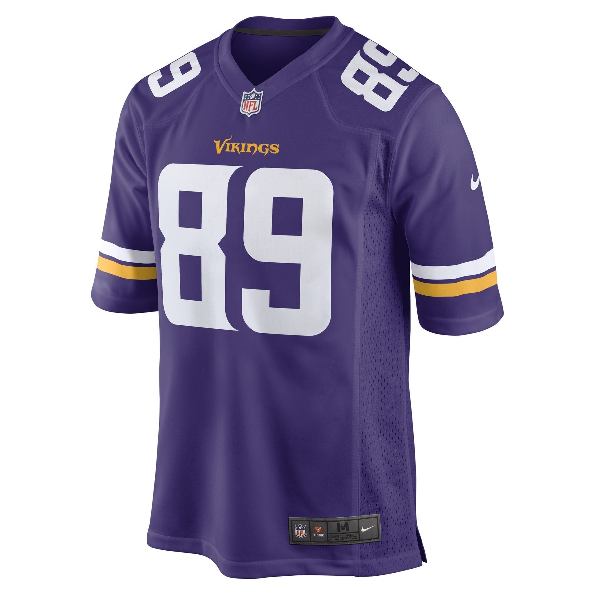 Thomas Hennigan Minnesota Vikings Game Jersey - Purple football jersey product view 2