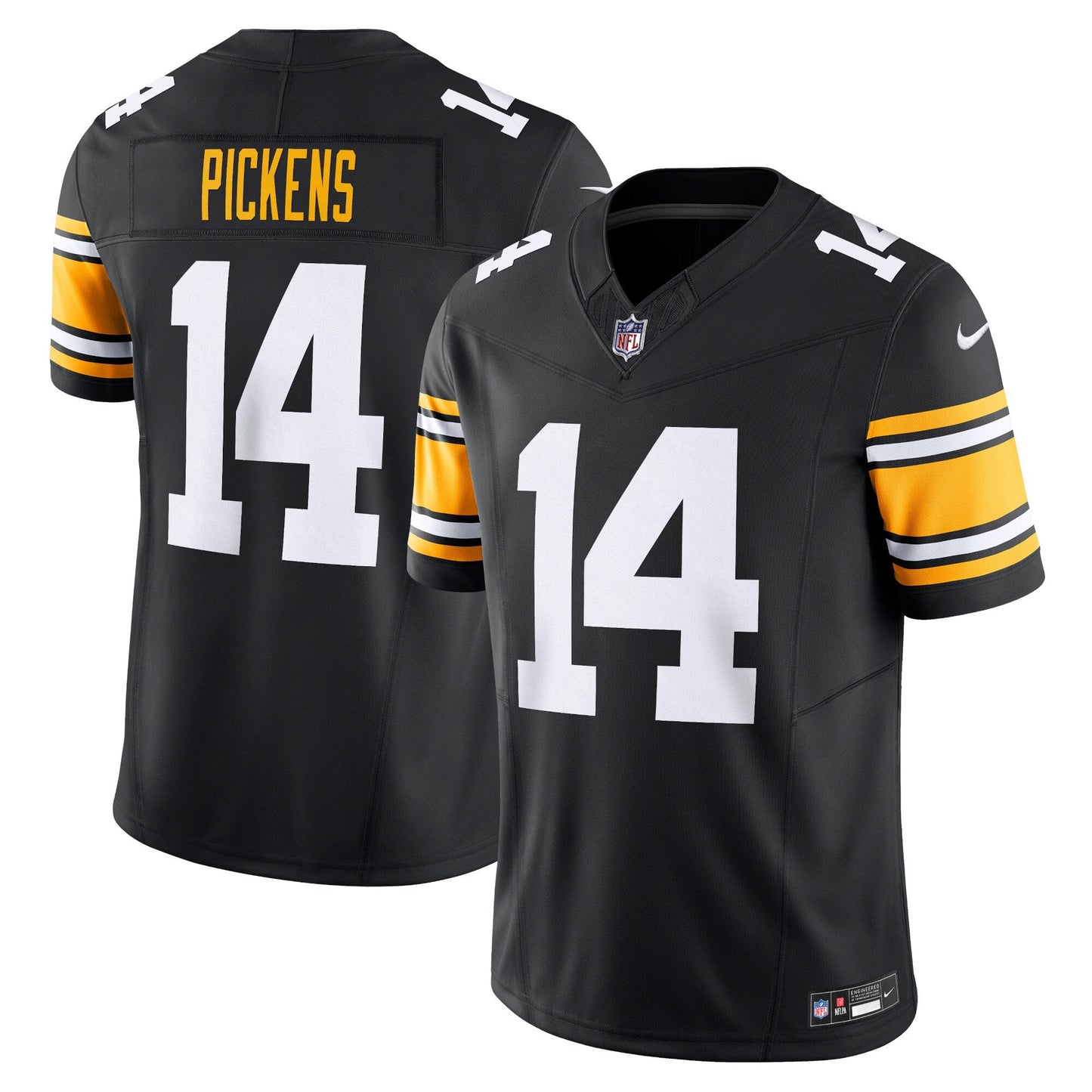 George Pickens Pittsburgh Steelers Vapor F.U.S.E. Limited Jersey - Black football jersey product view 1