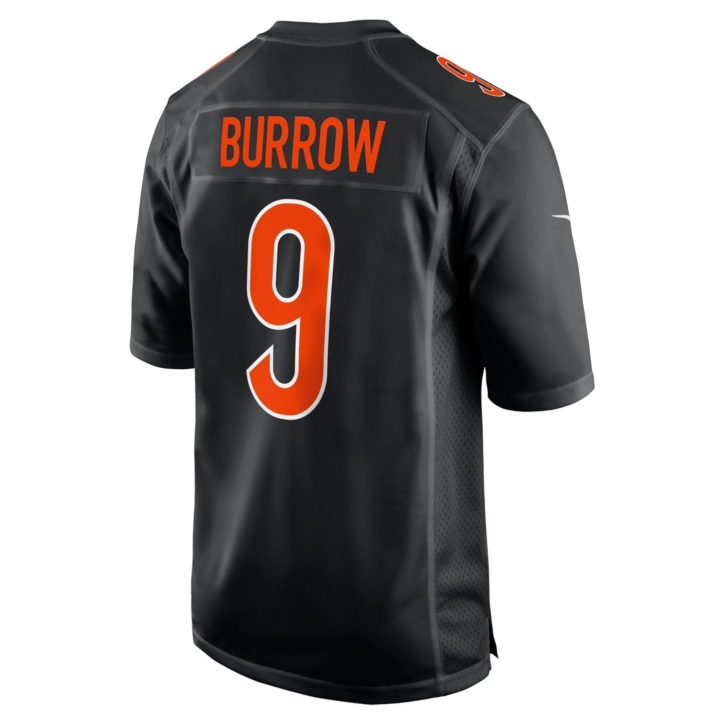 Joe Burrow Cincinnati Bengals Super Bowl LVI Bound Game Fashion Jersey - Black football jersey product view 3