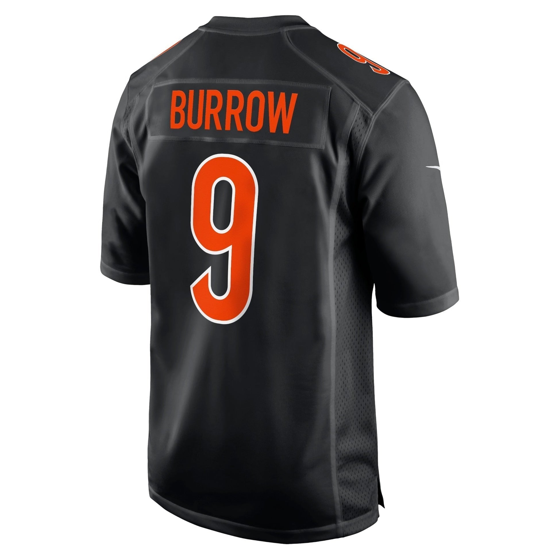 Joe Burrow Cincinnati Bengals Super Bowl LVI Bound Game Fashion Jersey - Black football jersey product view 3