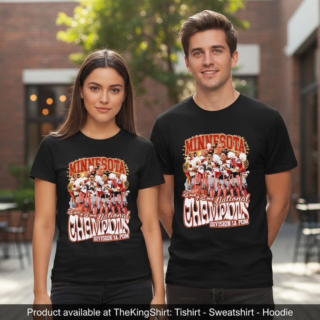 Minnesota Dance Team Back A Back National Champions Shirt Unisex T-shirt, Sweatshirt, Hoodie, Long Sleeve Tee - T-Shirt, Sweatshirt, Hoodie