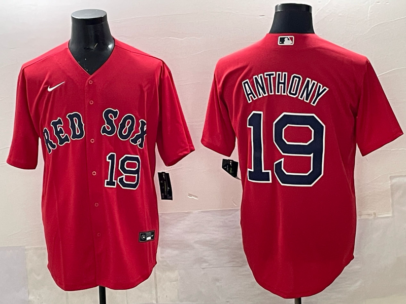 Men's Boston Red Sox Roman Anthony Red Limited Player Jersey baseball jersey product view 1