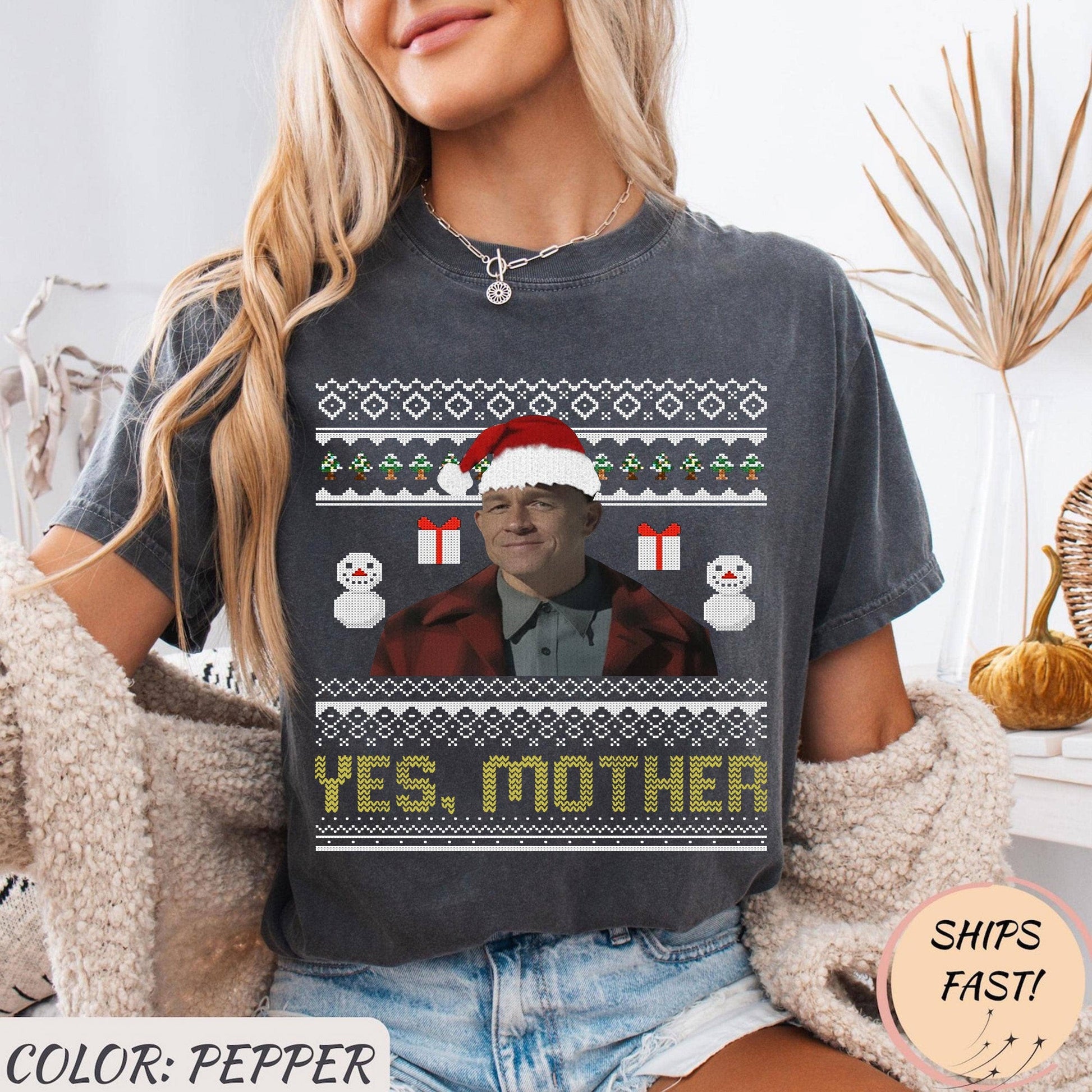 Ed Gein Ugly Christmas T Shirt - Limited Edition Unisex T-shirt, Sweatshirt, Hoodie, Long Sleeve Tee - T-Shirt, Sweatshirt, Hoodie