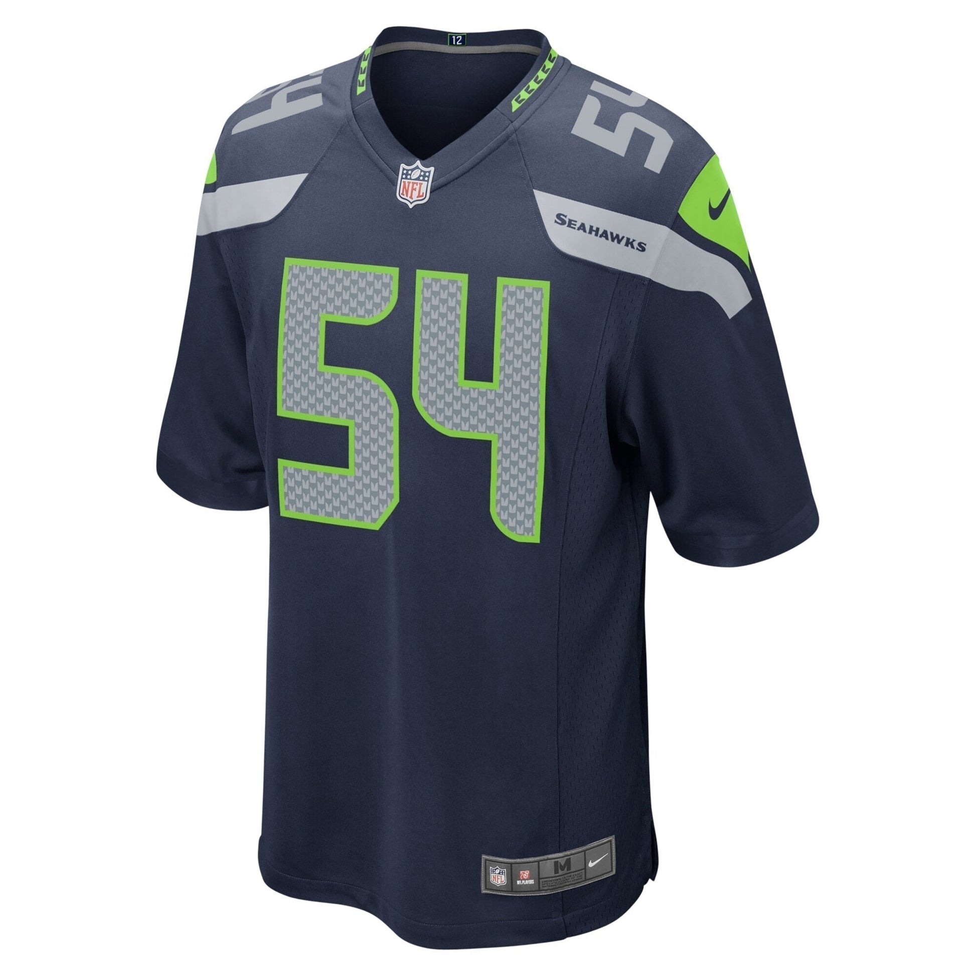 Bobby Wagner Seattle Seahawks Game Team Jersey - College Navy football jersey product view 2