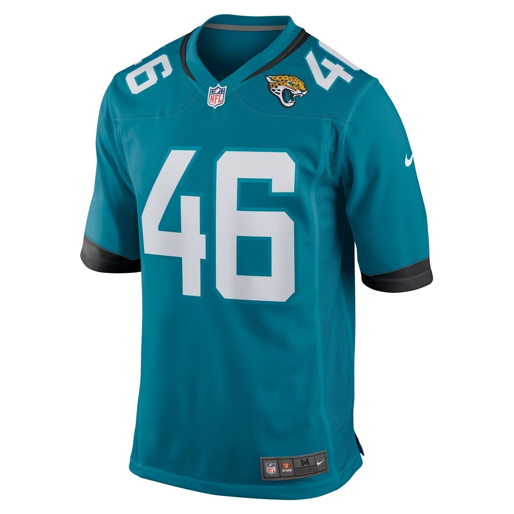Ross Matiscik Jacksonville Jaguars Game Jersey - Teal football jersey product view 2