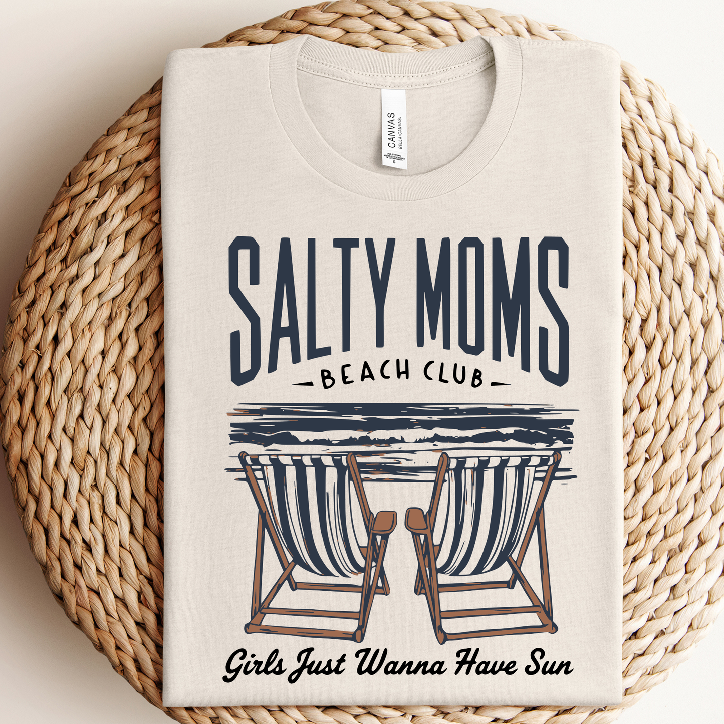 Salty Moms Graphic Tee Unisex T-shirt, Sweatshirt, Hoodie, Long Sleeve Tee - T-Shirt, Sweatshirt, Hoodie