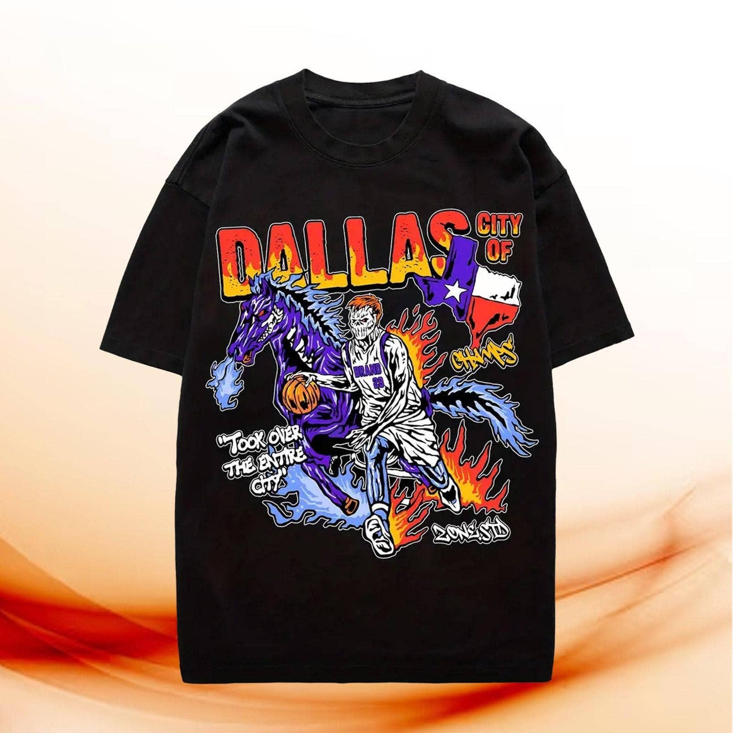 Dallas Basketball Shirt - Nba Skeleton Graphic Tee Gift Fan Unisex T-shirt, Sweatshirt, Hoodie, Long Sleeve Tee - T-Shirt, Sweatshirt, Hoodie