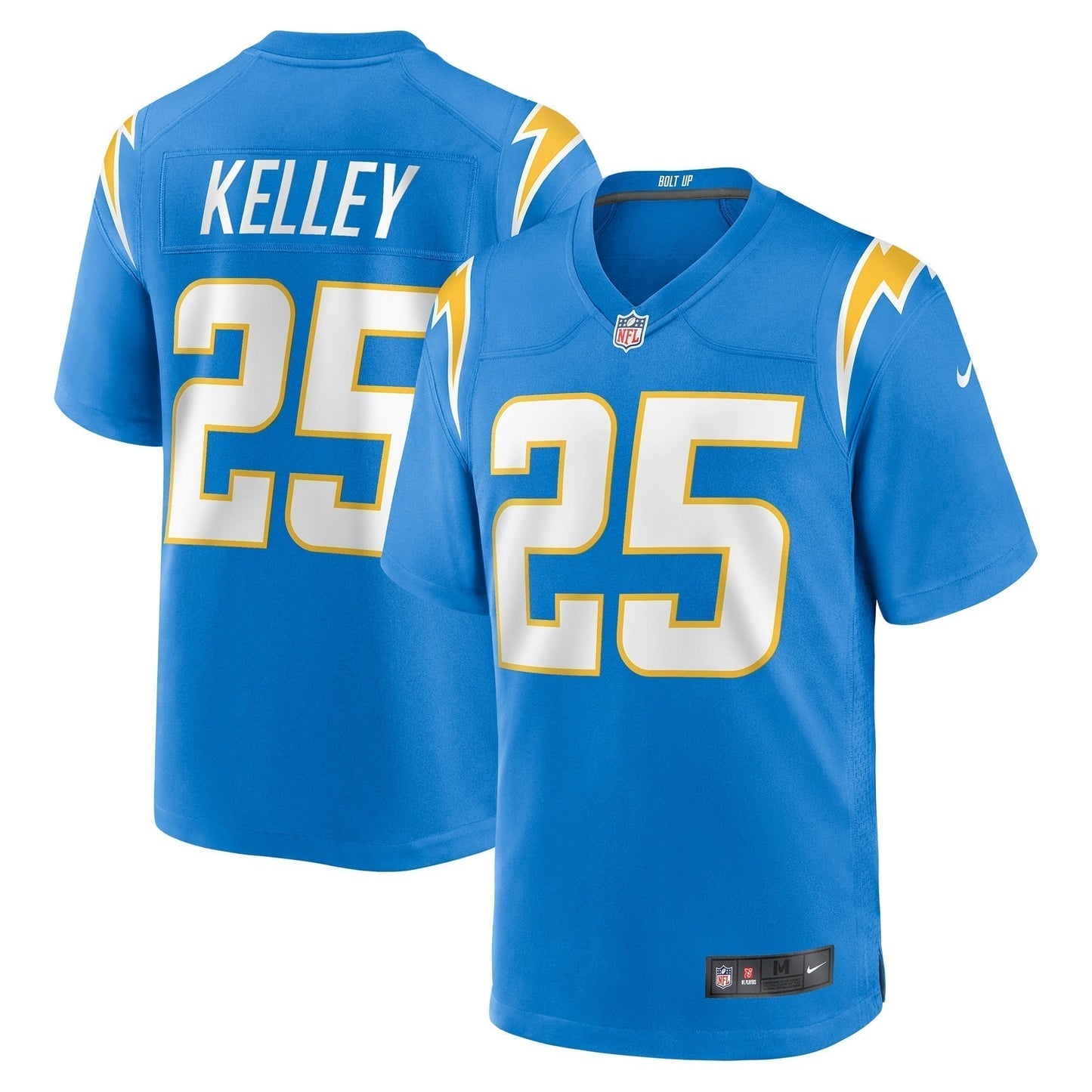 Joshua Kelley Los Angeles Chargers Game Jersey - Powder Blue football jersey product view 1