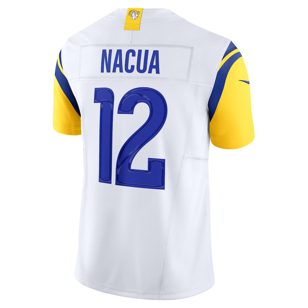 LA.Rams #12 Puka Nacua White Vapor F.U.S.E. Limited Player Jersey football jersey product view 1