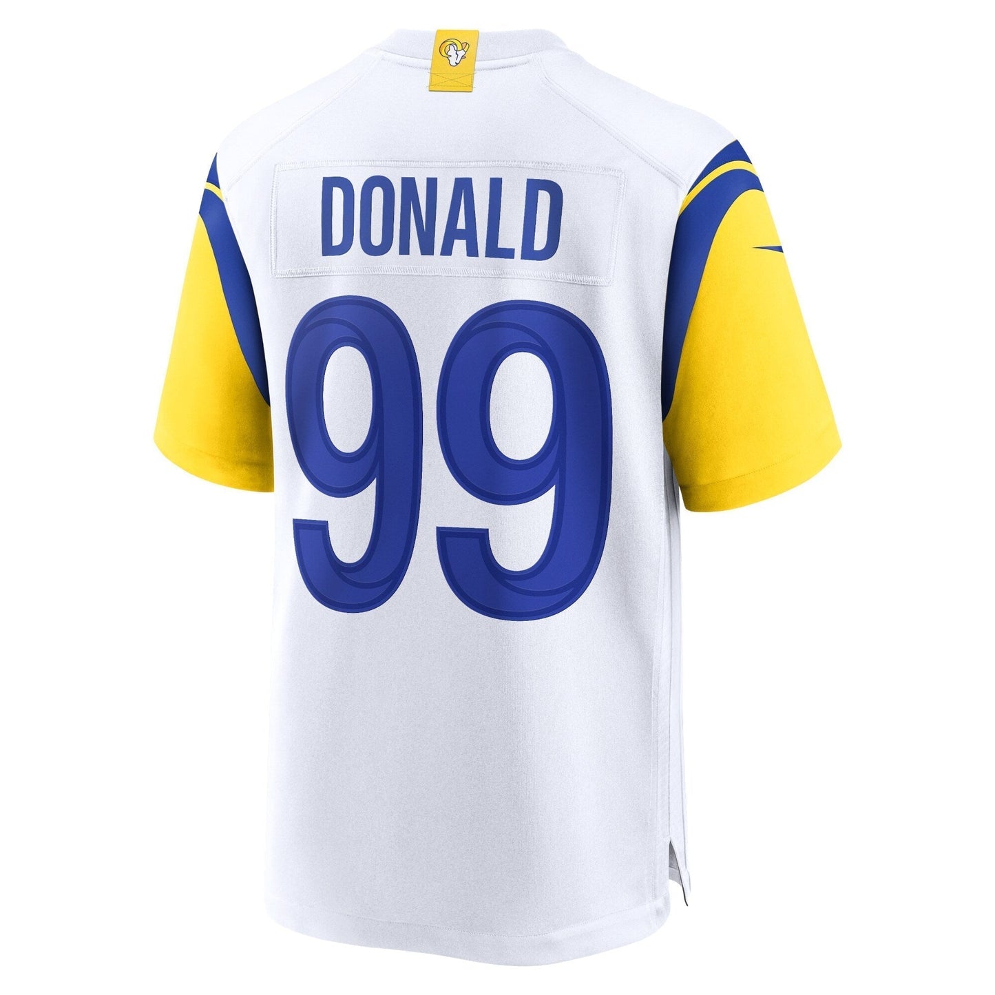 Aaron Donald Los Angeles Rams Alternate Game Jersey - White football jersey product view 3
