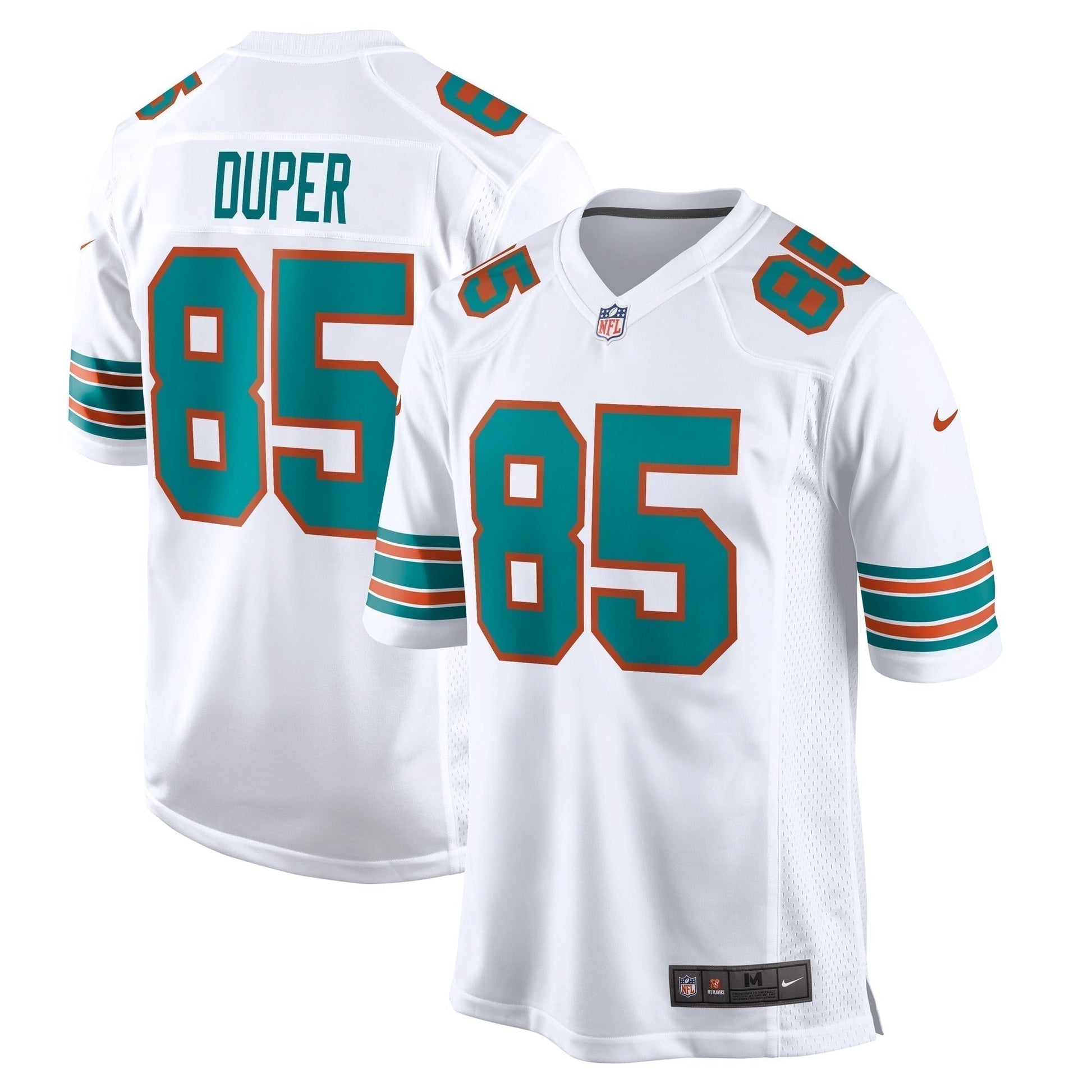 Mark Duper Miami Dolphins Retired Jersey - White football jersey product view 1