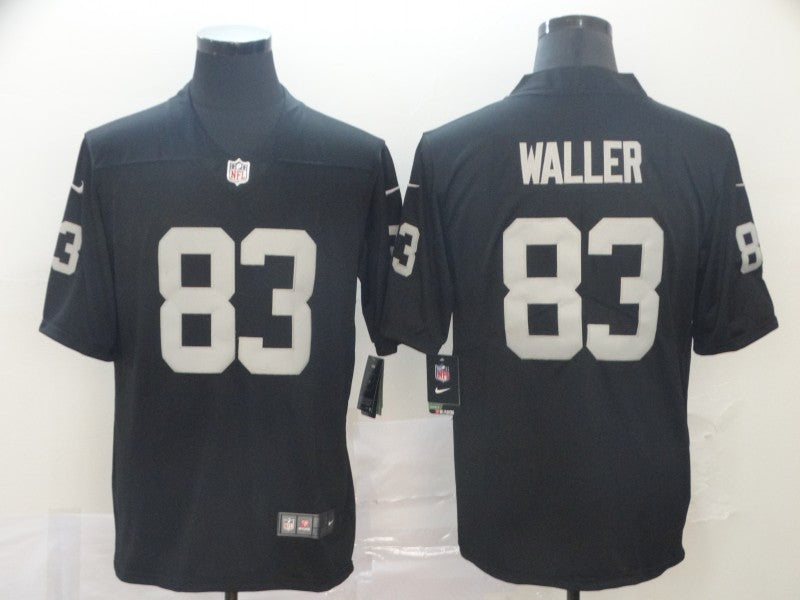Men's Las Vegas Raiders Darren Waller Black Game Player Jersey football jersey product view 1