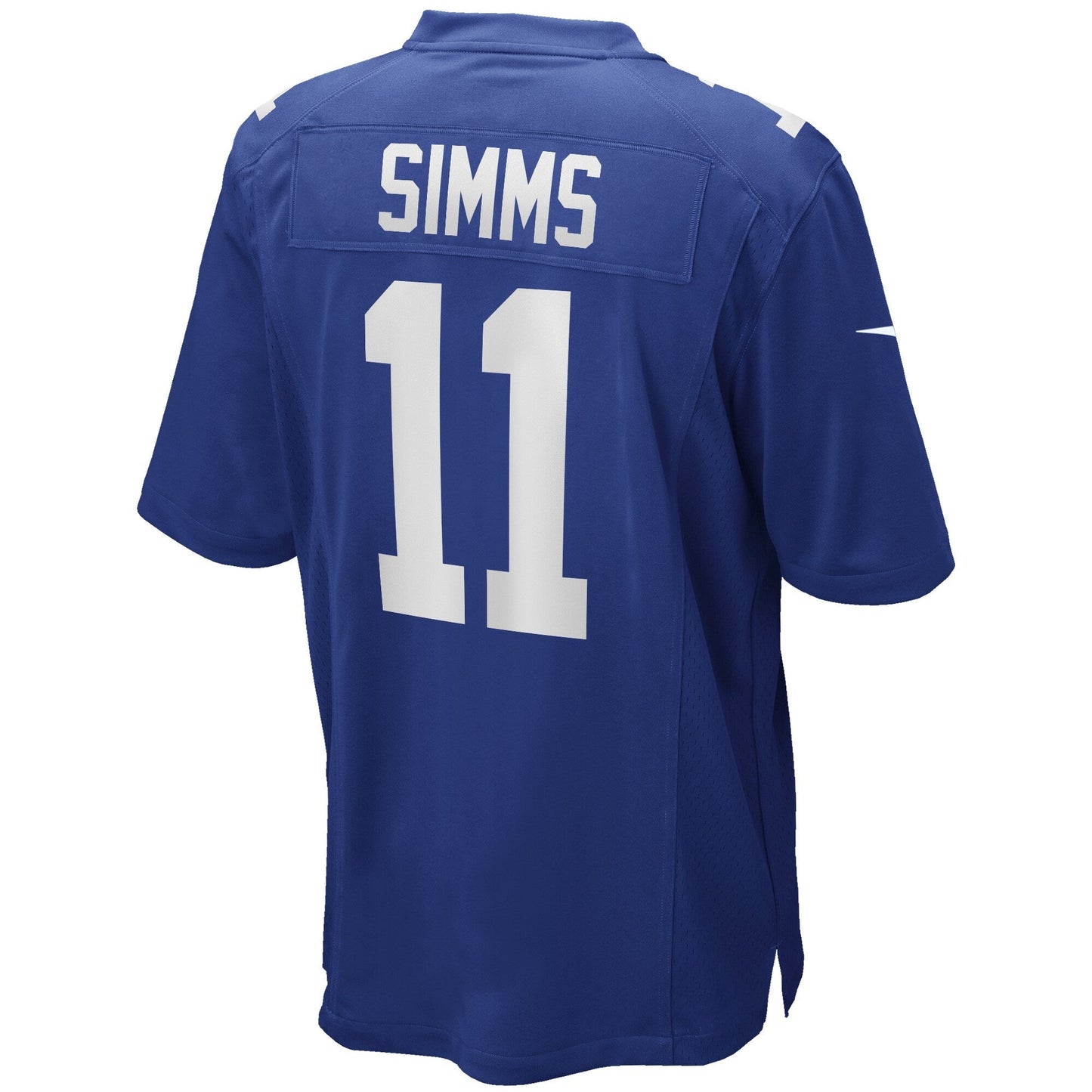 Phil Simms New York Giants Game Retired Jersey - Royal football jersey product view 3