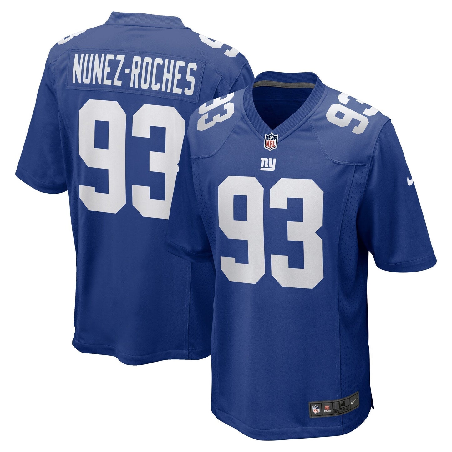 Rakeem Nunez-Roches New York Giants Game Jersey - Royal football jersey product view 1