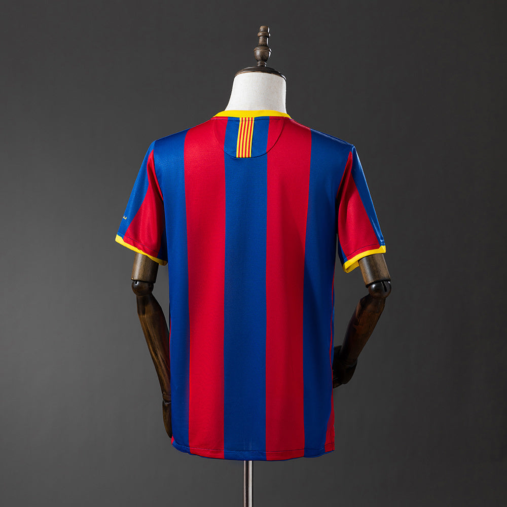 Barcelona 10/11 Home Retro Jersey sports jersey product view 2